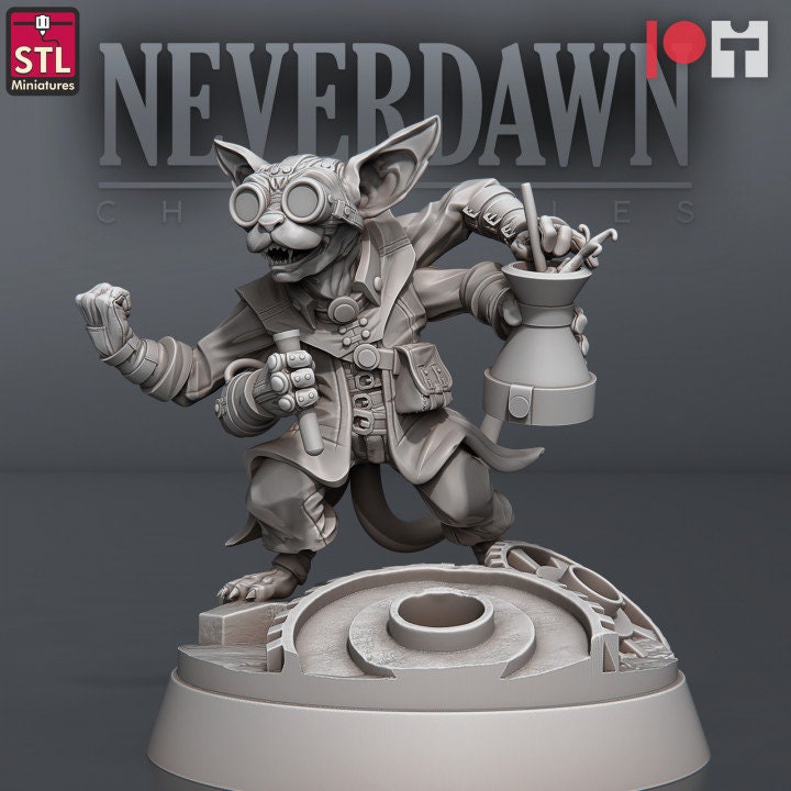 Tack the Second - Stein Gang - Neverdawn Chronicles - Unpainted Miniature