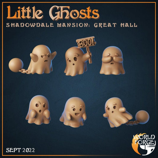 Little Ghosts - Shadowdale Mansion: Great Hall Collection - Unpainted Miniature