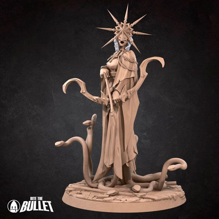 Gwen, the Dark Sun - Pinup - Unpainted Miniature