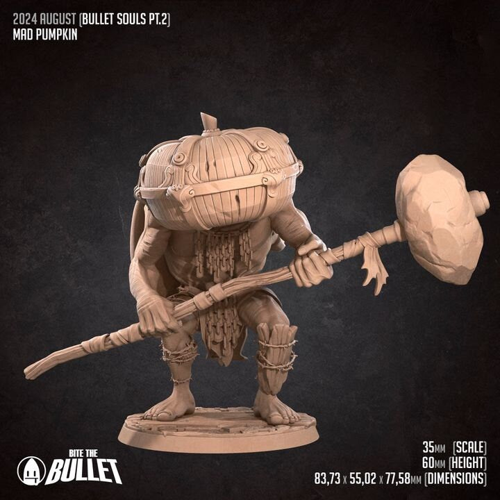 Mad Pumpkin - Unpainted Miniature