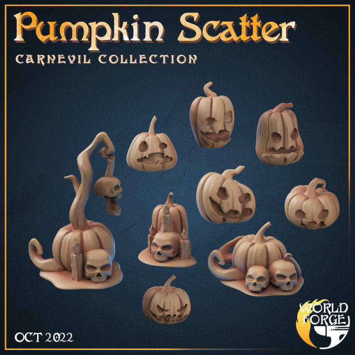 Pumpkin Scatter - CarnEvil Collection - Unpainted Miniature