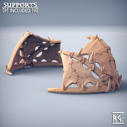 Ogre Nap Tents - Ogre Marauder Set - Unpainted Miniature