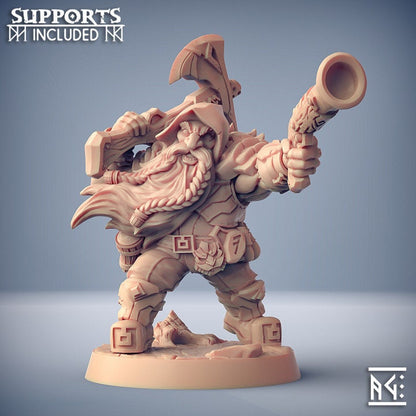 Dwarven Oathbreakers - Pose A - Unpainted Miniature