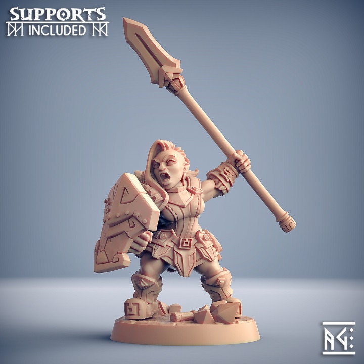 Dwarven Oathbreakers - Pose F - Unpainted Miniature