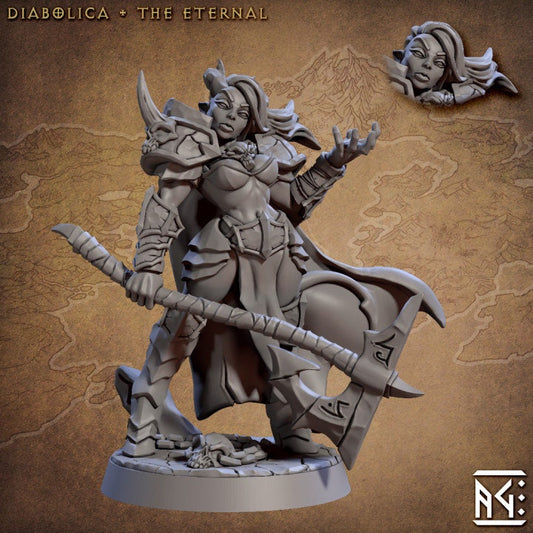 Diabolica the Eternal - Abyss Demon - Unpainted Miniature