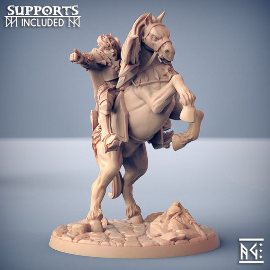 Morgana on Warhorse - Fighters Guild Set - Unpainted Miniature