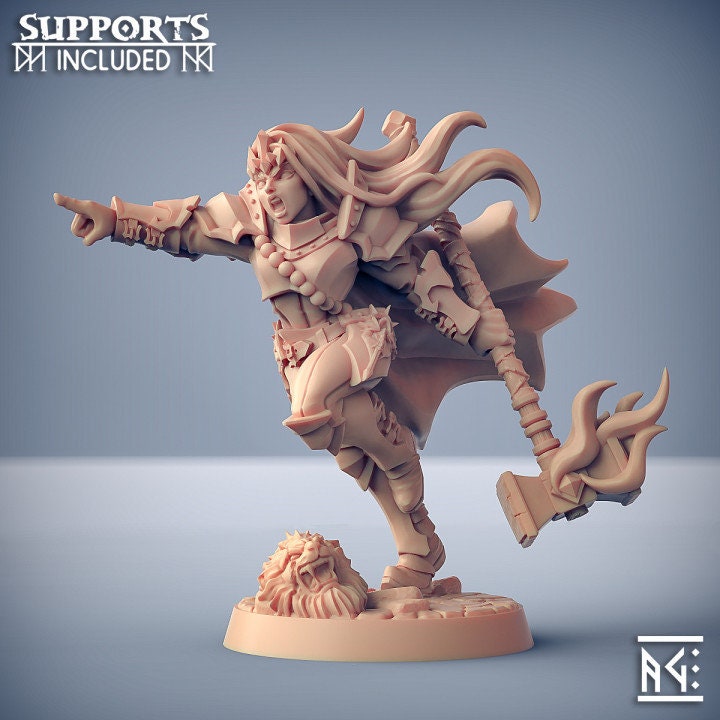 Morgana the Ascended - 2 Variants - Fighters Guild Set - Unpainted Miniature