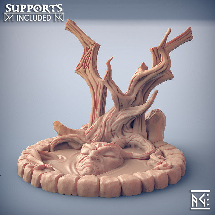 Sacred Well - Deepwood Alfar Set - Unpainted Miniature