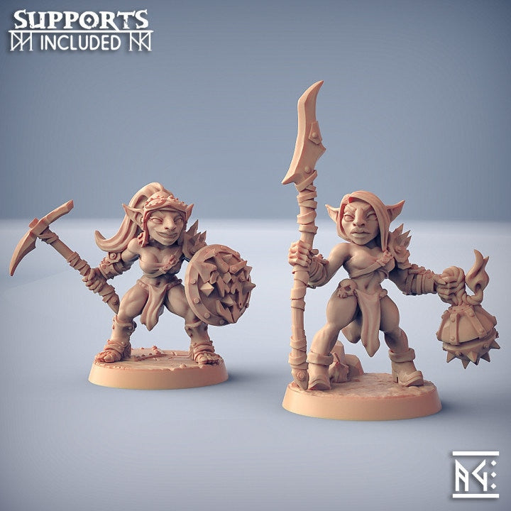 Sparksoot Goblin Females - Unpainted Miniature