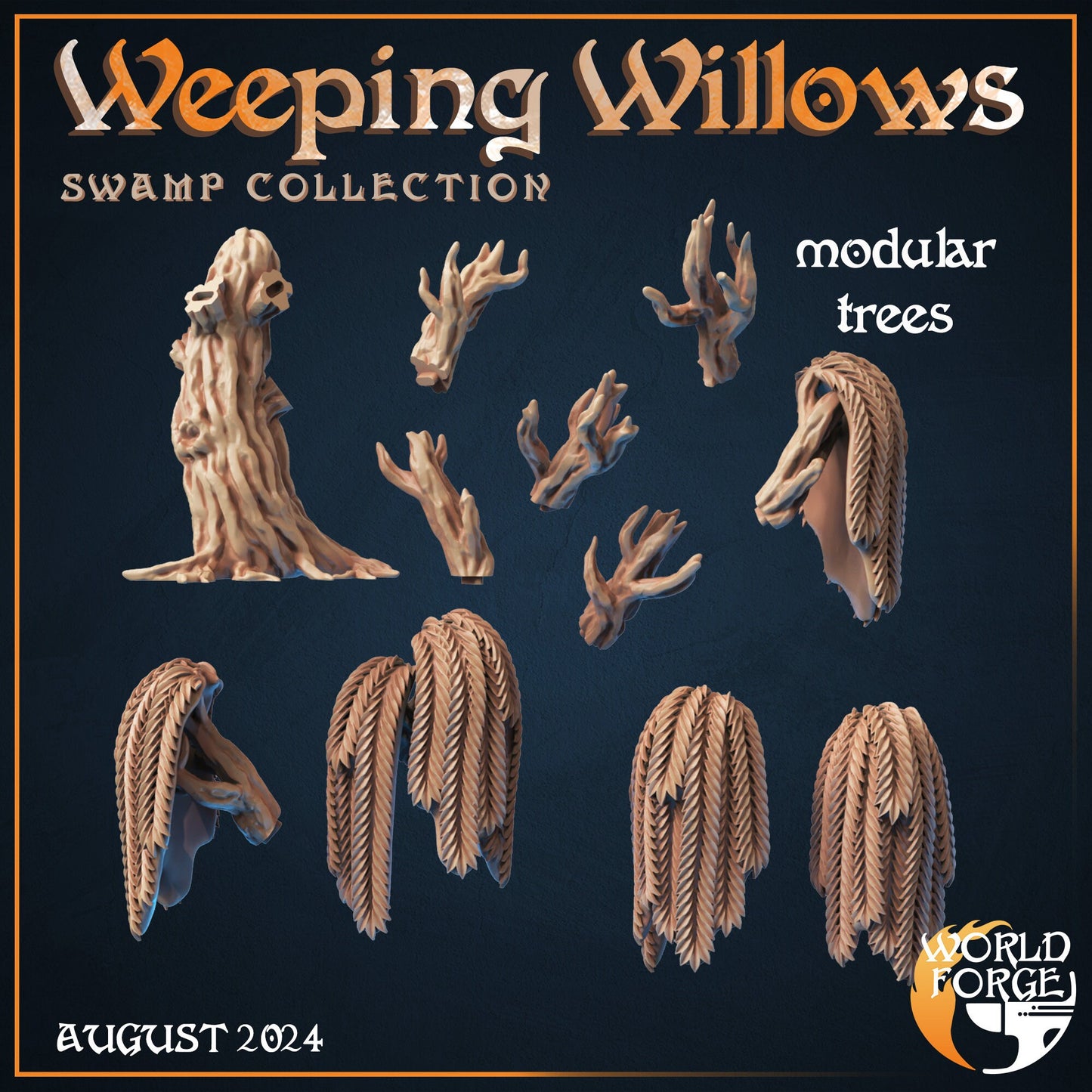 Willow Tree - Modular - Swamp Collection - Unpainted Miniature