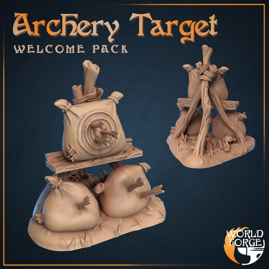 Archery Target - Unpainted Miniature