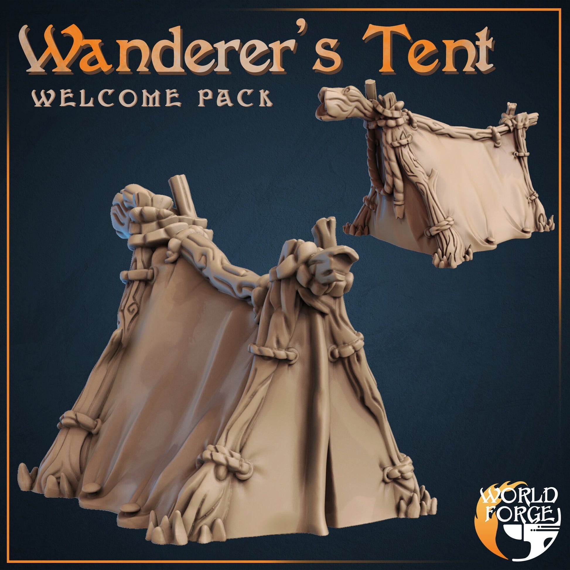 Wanderer's Tent - Unpainted Miniature