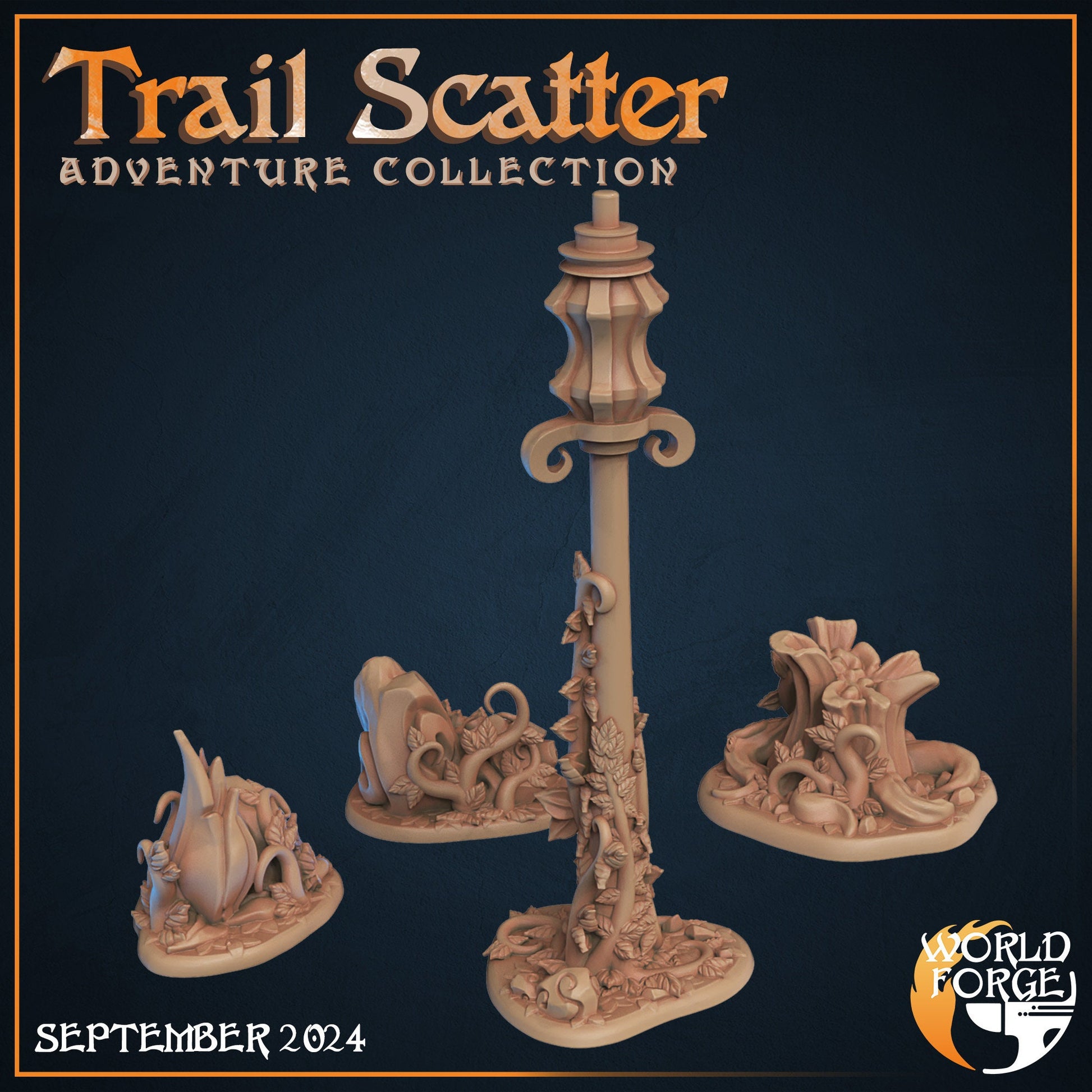 Trail Scatter - Adventure Collection - Unpainted Miniature