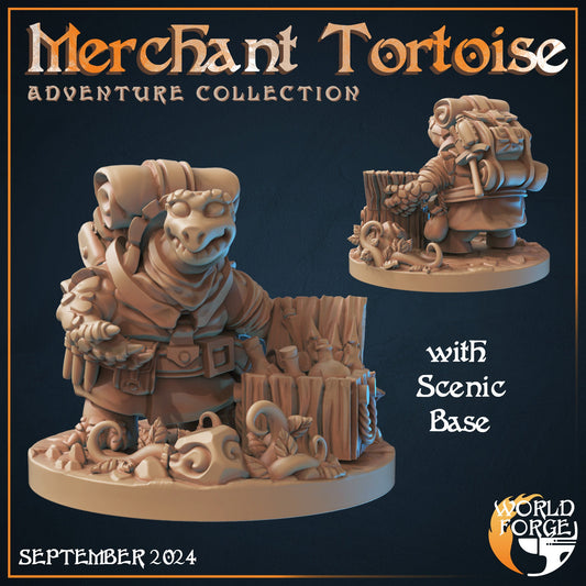 Turtle Merchant - Adventure Collection - Unpainted Miniature