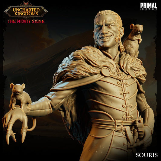 Souris - Ratman Soldier - Uncharted Kingdoms Set - Masters of Dungeons Quest - Unpainted Miniature