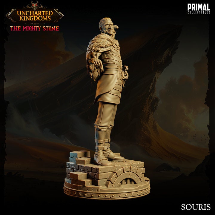 Souris - Ratman Soldier - Uncharted Kingdoms Set - Masters of Dungeons Quest - Unpainted Miniature