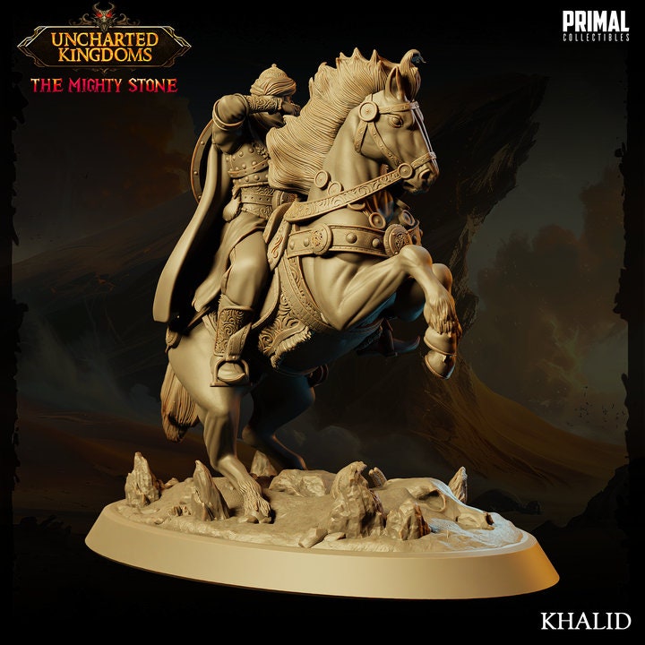 Khalid - Arabian Army - Uncharted Kingdoms Set - Masters of Dungeons Quest - Unpainted Miniature