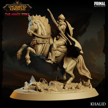 Khalid - Arabian Army - Uncharted Kingdoms Set - Masters of Dungeons Quest - Unpainted Miniature