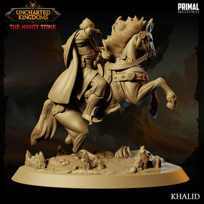 Khalid - Arabian Army - Uncharted Kingdoms Set - Masters of Dungeons Quest - Unpainted Miniature