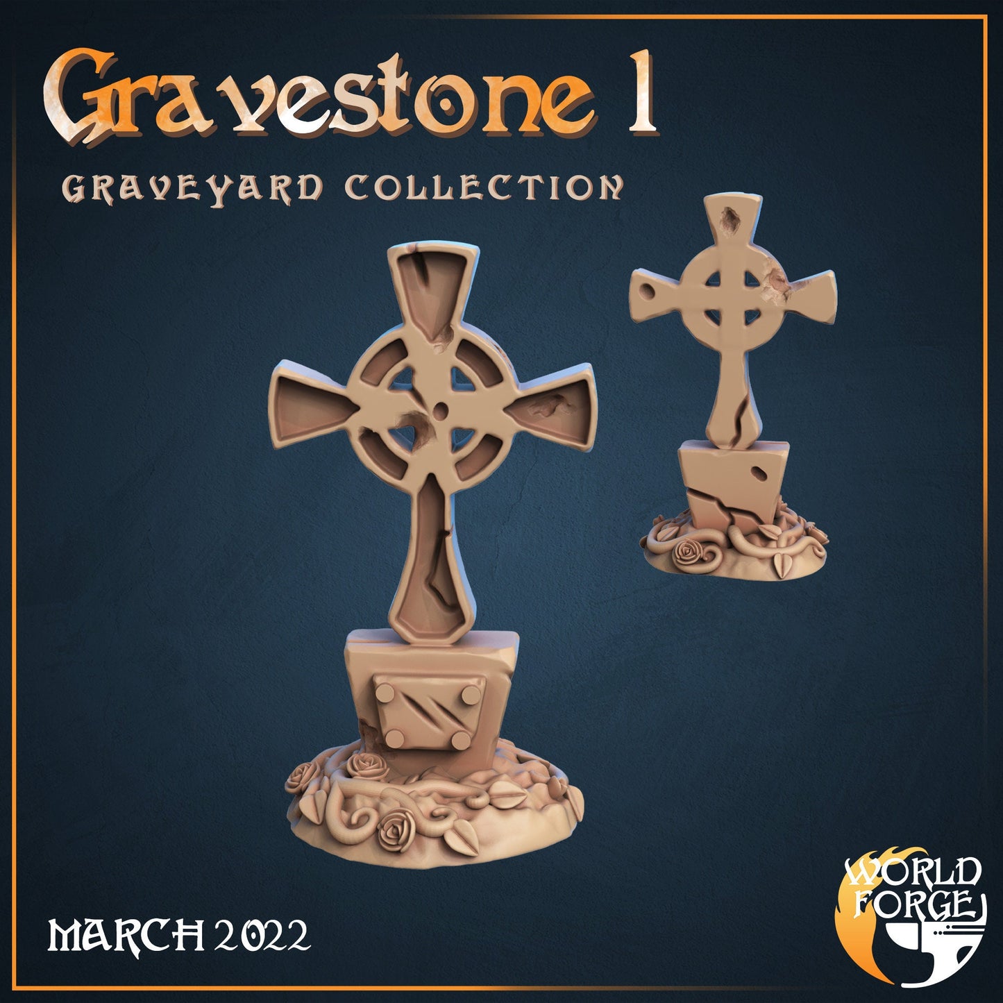 Gravestones - Graveyard Collection - Unpainted Miniature