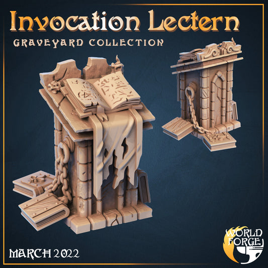 Invocation Lectern - Graveyard Collection - Unpainted Miniature