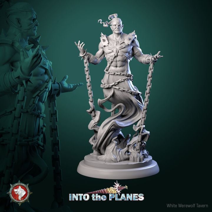 Djinni - Into the Planes Set - Unpainted Miniature