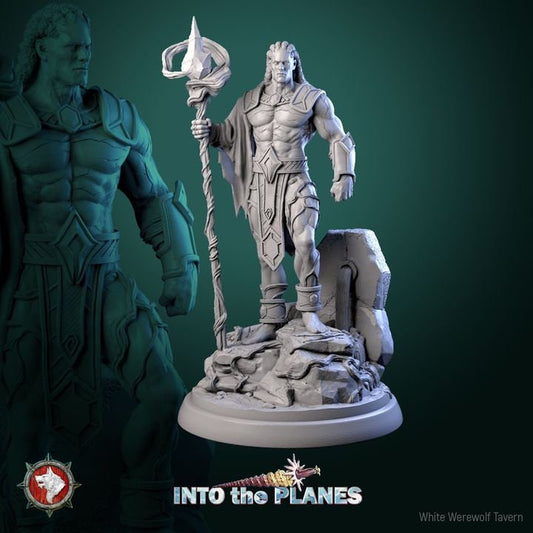 Rag the Earth Genasi - Into the Planes Set - Unpainted Miniature