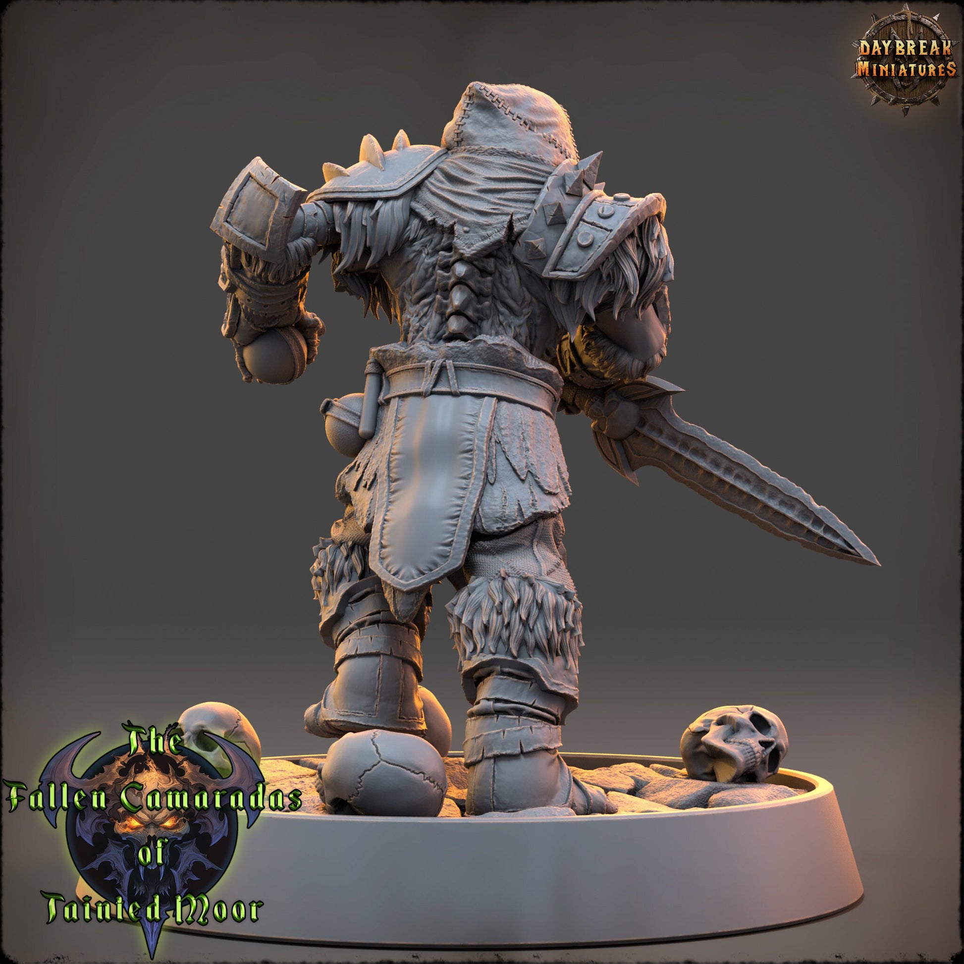 General Skarth Hollowfist - The Fallen Camaradas of Tainted Moor - Unpainted Miniature