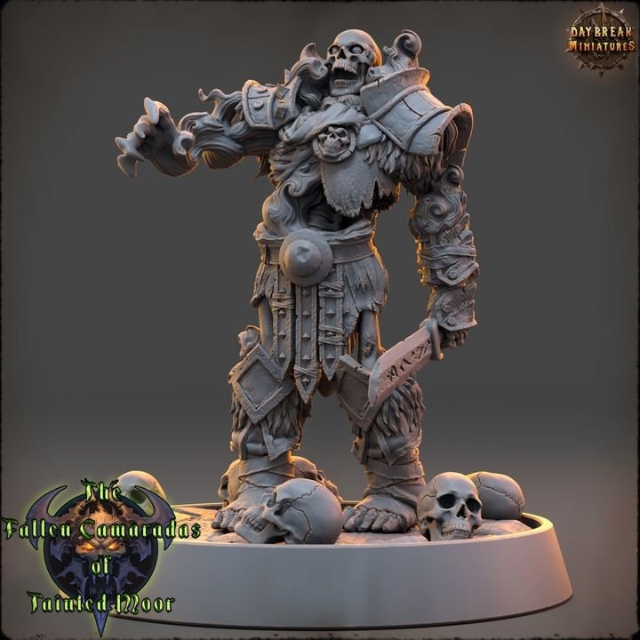 Void Herald - The Fallen Camaradas of Tainted Moor - Unpainted Miniature