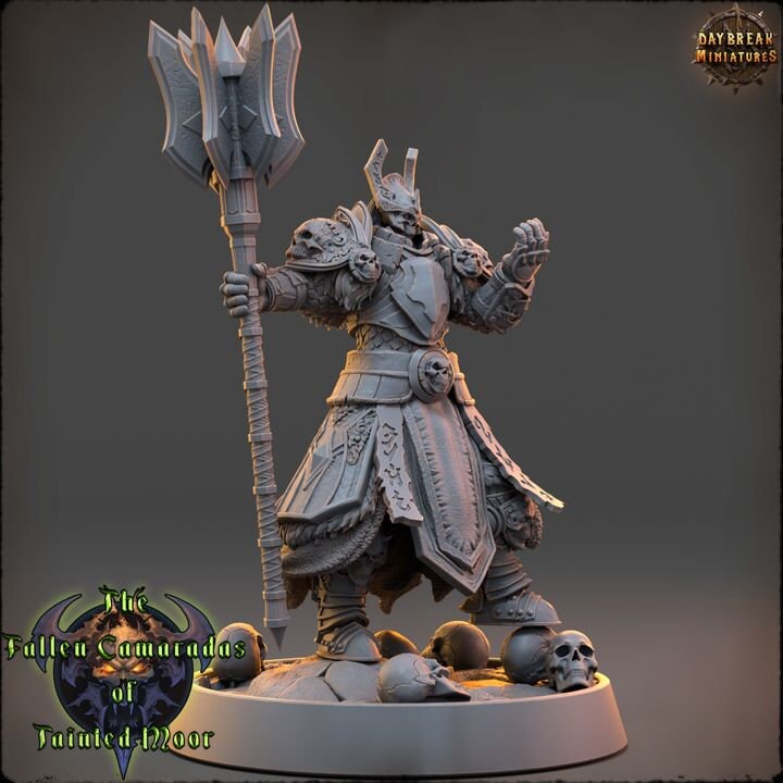 Bone Warden - The Fallen Camaradas of Tainted Moor - Unpainted Miniature