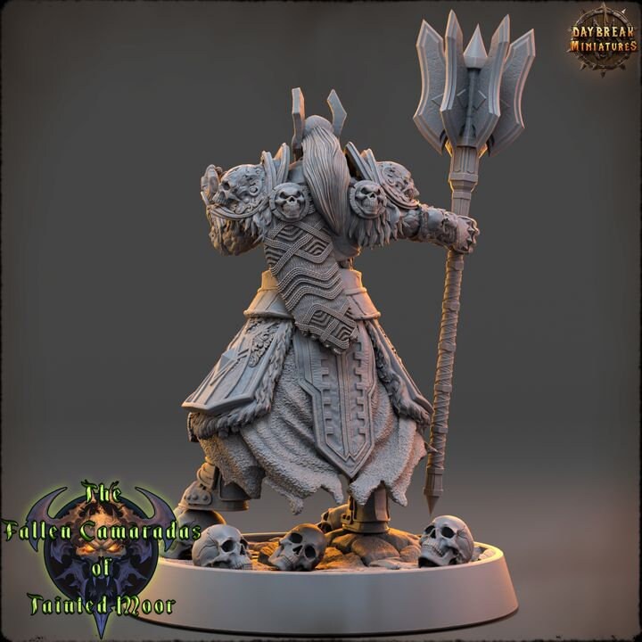 Bone Warden - The Fallen Camaradas of Tainted Moor - Unpainted Miniature