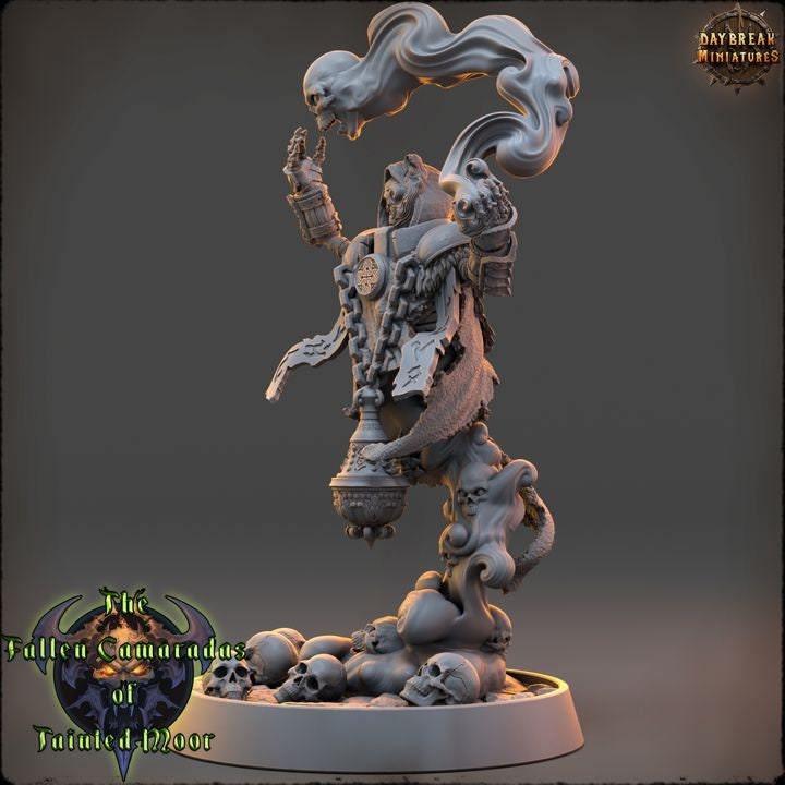 Darkcast Malvenom - The Fallen Camaradas of Tainted Moor - Unpainted Miniature