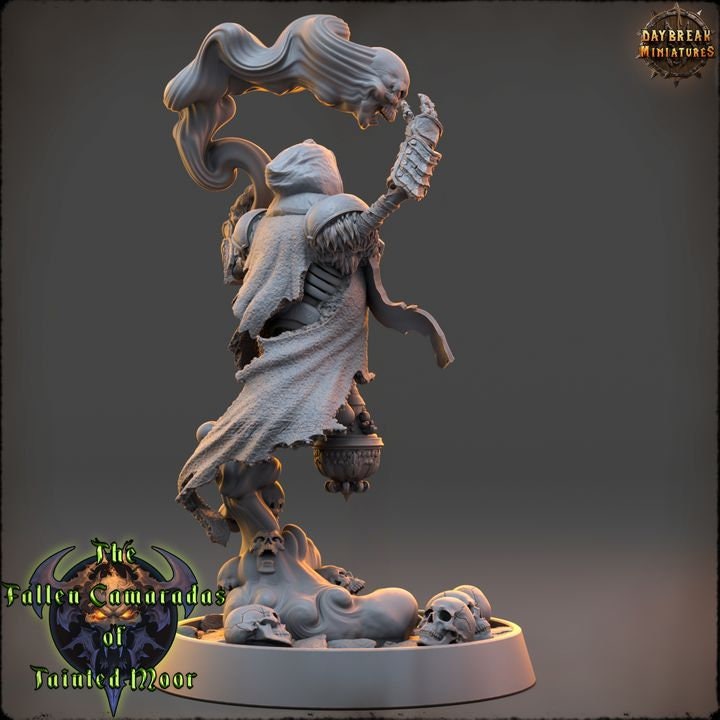 Darkcast Malvenom - The Fallen Camaradas of Tainted Moor - Unpainted Miniature