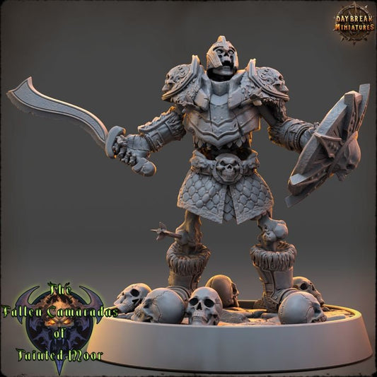 Corpse Lord Varnorsk - The Fallen Camaradas of Tainted Moor - Unpainted Miniature