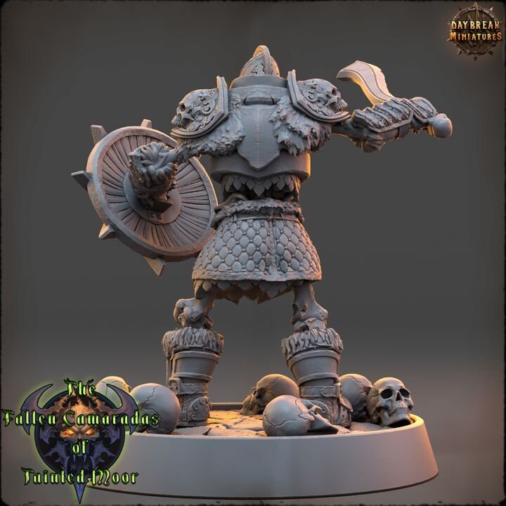 Grandmaster Rot - The Fallen Camaradas of Tainted Moor - Unpainted Miniature