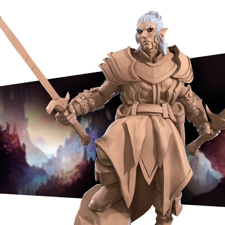 Drow Weapon Master - Unpainted Miniature