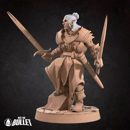 Drow Weapon Master - Unpainted Miniature