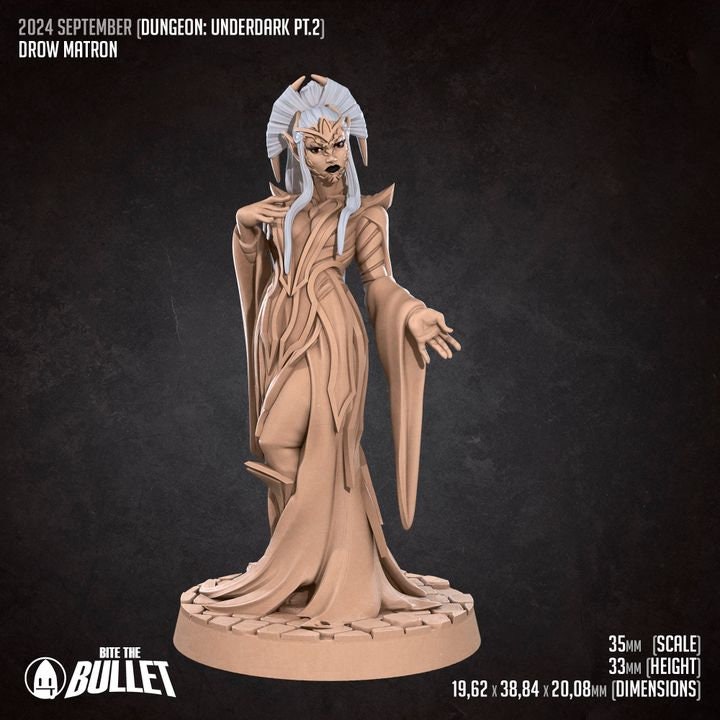 Drow Matron - Unpainted Miniature