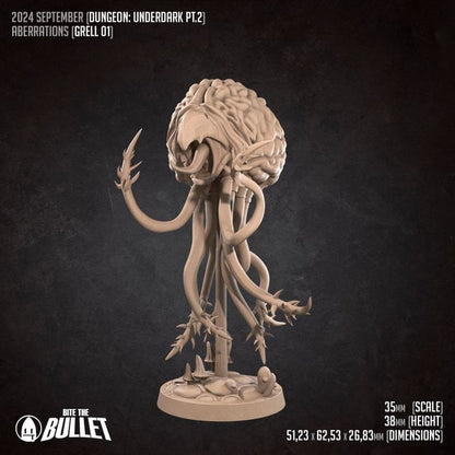 Grell - 2 Poses - Unpainted Miniature