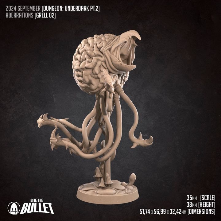 Grell - 2 Poses - Unpainted Miniature