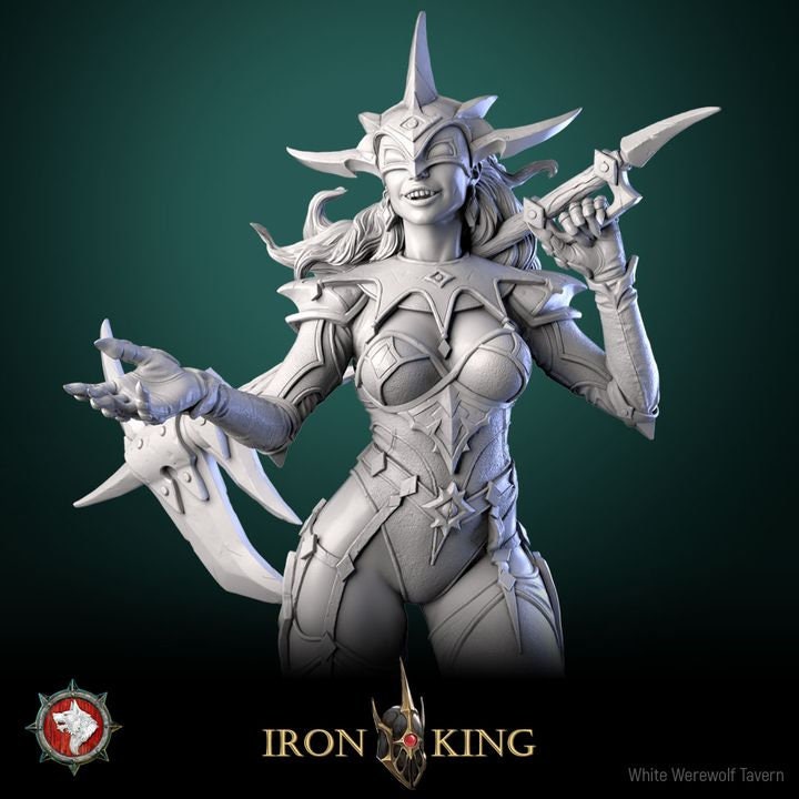 Zu, the Iron Lady - Unpainted Miniature