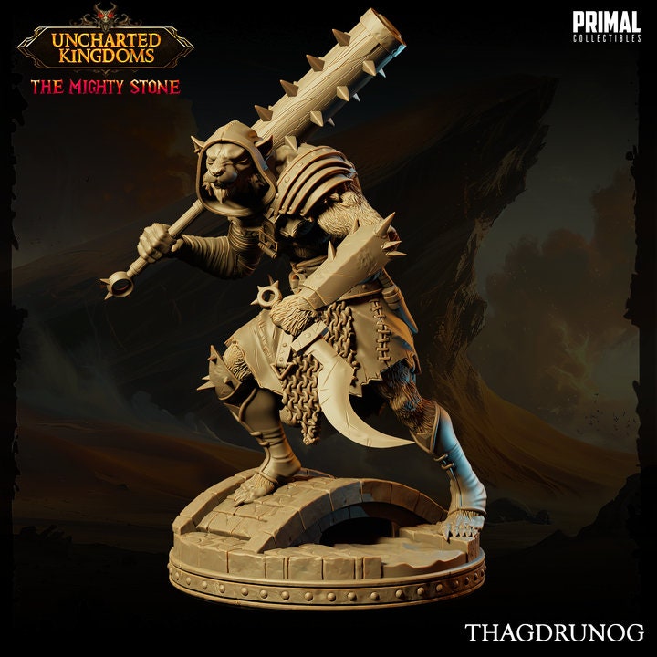 Thagdrunog - Wererat - Uncharted Kingdoms - Unpainted Miniature