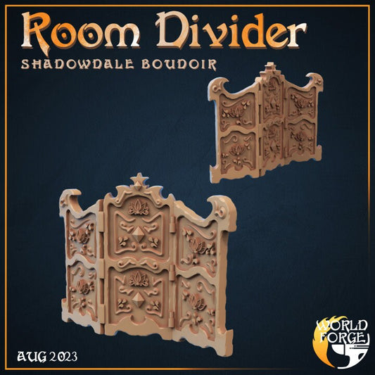 Room Divider - Shadowdale Boudoir Collection - Unpainted Miniature