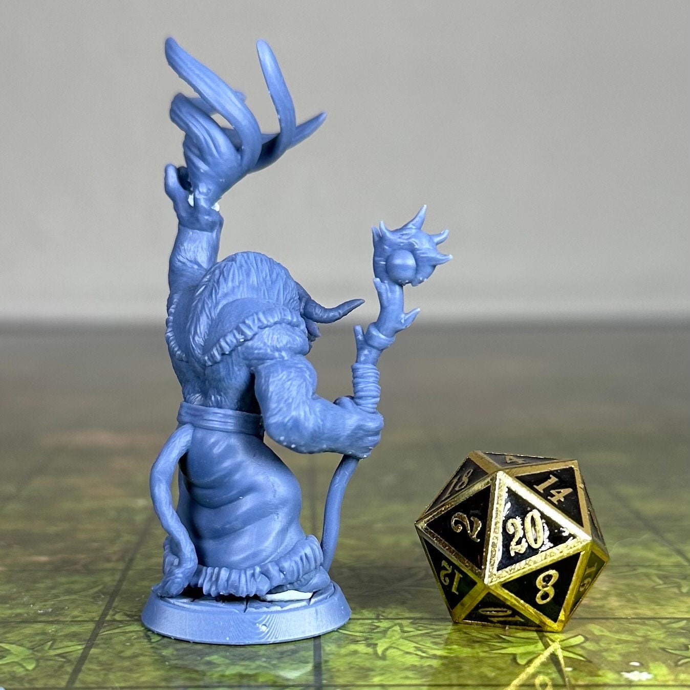 Minotaur Druid - Casting - Unpainted Miniature