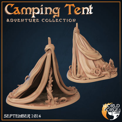 Camping Tent - Adventure Collection - Unpainted Miniature