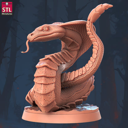 Giant Snakes - Unpainted Miniature