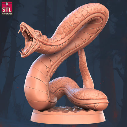 Giant Snakes - Unpainted Miniature