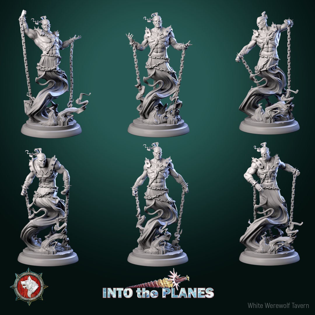 Djinni - Into the Planes Set - Unpainted Miniature