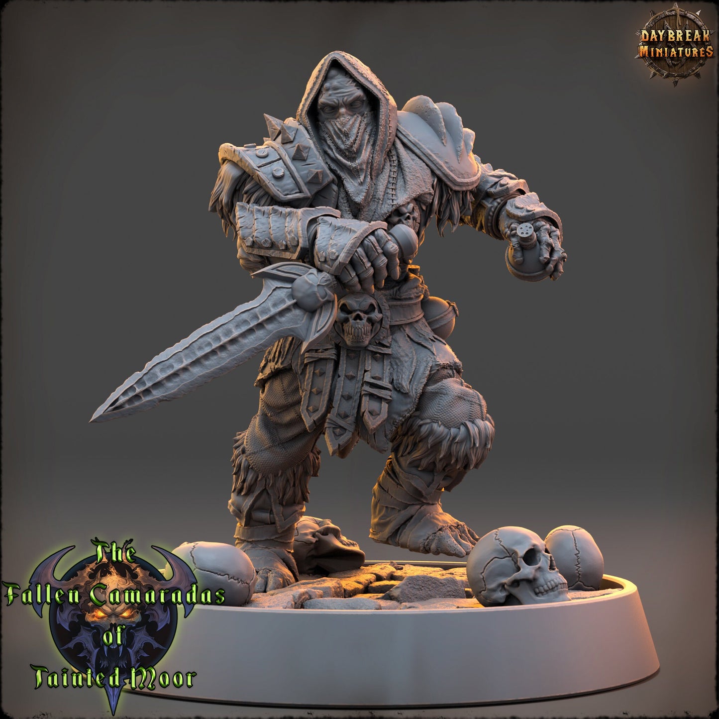 General Skarth Hollowfist - The Fallen Camaradas of Tainted Moor - Unpainted Miniature