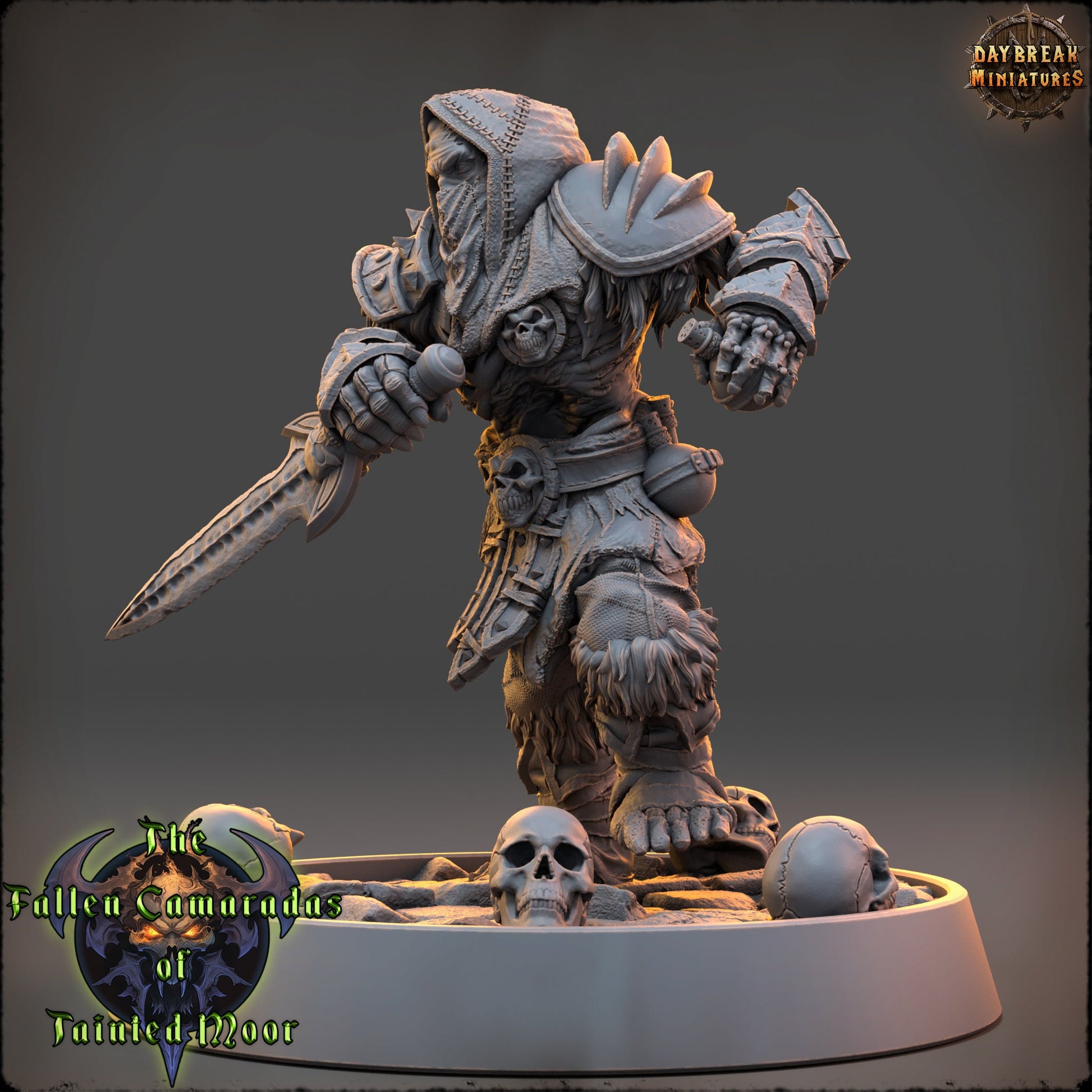 General Skarth Hollowfist - The Fallen Camaradas of Tainted Moor - Unpainted Miniature